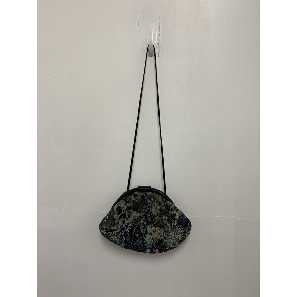 Fifth Avenue Handbags Floral Tapestry Shoulder Strap Cross body Bag Vintage